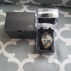 Gold Armani Exchange Watch